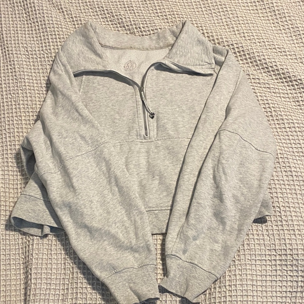 Gray Women’s Lululemon Quarter-Zip